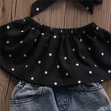 Load image into Gallery viewer, Polka dot jean set