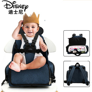 Disney diaper bag & portable high chair
