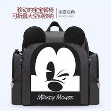 Load image into Gallery viewer, Disney diaper bag &amp; portable high chair