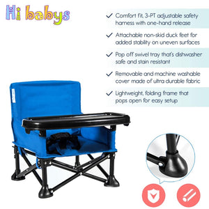 Foldable baby feeding chair