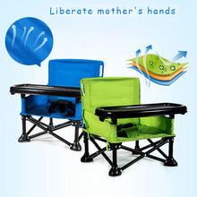 Load image into Gallery viewer, Foldable baby feeding chair